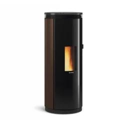 poêle à granulés extraflame 001285401 pamela steel bronze