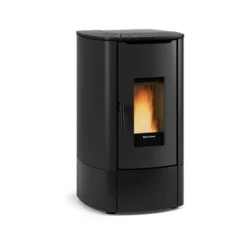 poêle à granulés extraflame 001285602 angy noir