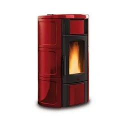 poêle à granulés extraflame 001286500 iside idro h15 bordeaux