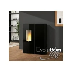 poêle à granulés extraflame 1285053 sharon plus cx crystal