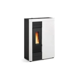 poêle à granulés extraflame 1282601 virna idro blanc