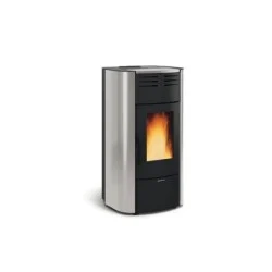 poêle à granulés extraflame 1285151 raffaella idro h18 silver