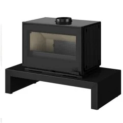 Poêle à Bois GODIN coudray porte vitrée 411114