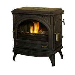 Poêle à Bois GODIN petit carvin 366102 anthracite