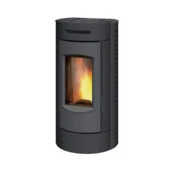 poêle à granulés canalisable DEVILLE TANGARA C077FC-09-HM9-B gris