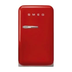 réfrigérateur 1 porte smeg FAB5RRD5 rouge charnières droite