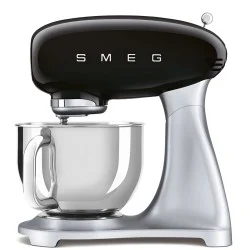 robot patissier smeg smf02bleu noir